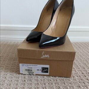 Christian Louboutin Black Patent Heels